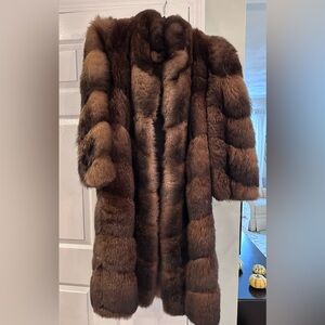 Vintage Opossum Fur Coat